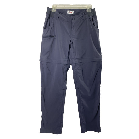 World Wide Sportsman Womens Size 6 Convertible Pants Gray Outdoors Gorpcore - Picture 1 of 13